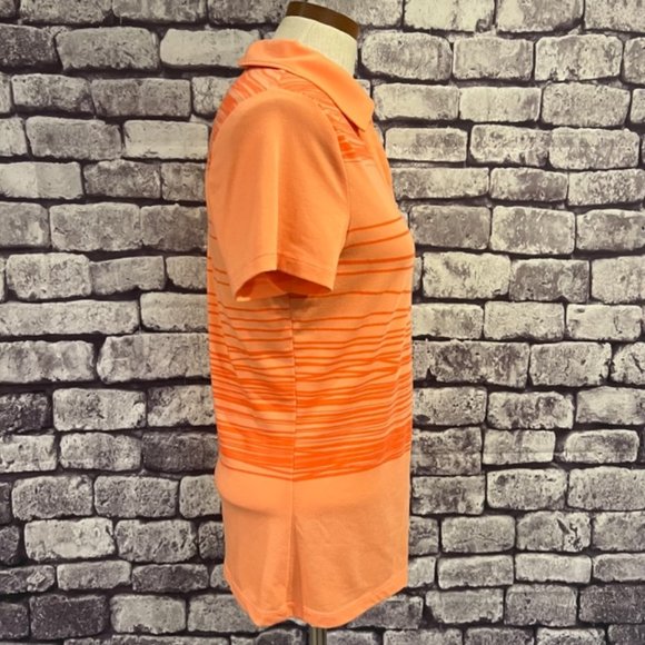 Puma Peach Short Sleeve Polo Size Medium - Picture 7 of 8